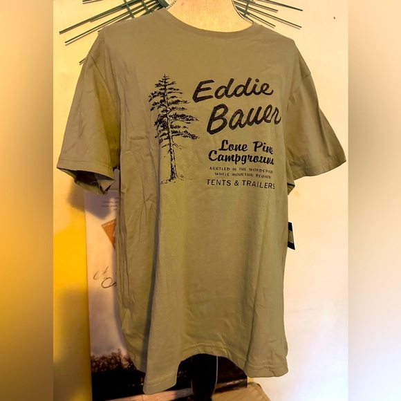 NWT Eddie Bower L t-shirt in sage green color short sleeve. - Picture 1 of 3